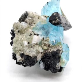 Aguamarina con turmalina negra - Imagen 3